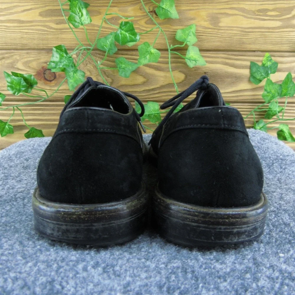 M.‎ Gemi Men Oxfords Shoes Black Leather Lace Up Size 41.5 Medium